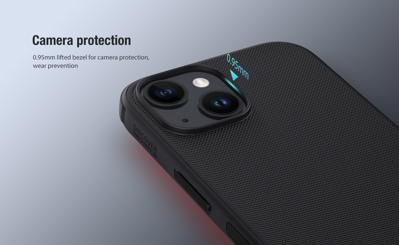 Husa Nillkin super frosted shield Pro pentru iPhone 17 Air, Carcasa, Negru transparent