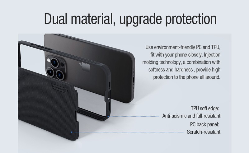 Husa Nillkin Super Shield Pro Magnetic pentru Xiaomi 17, Carcasa magnetica, Negru