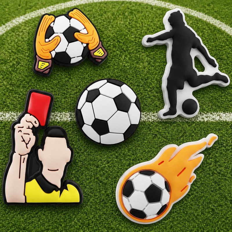 Set stickere 3D model Football