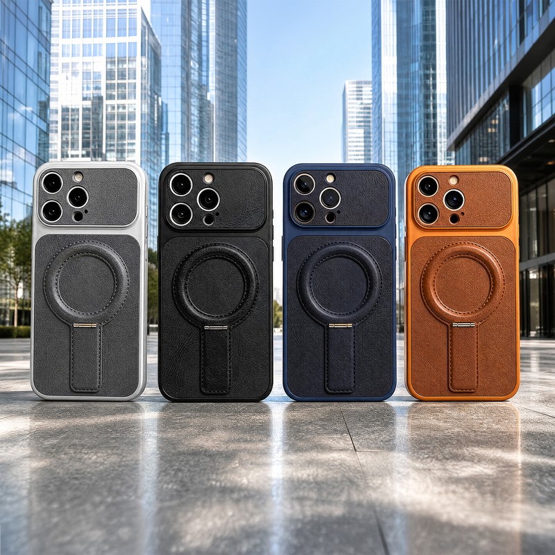 Husa Luxgrip Mag pentru iPhone 12, Carcasa magnetica, Negru