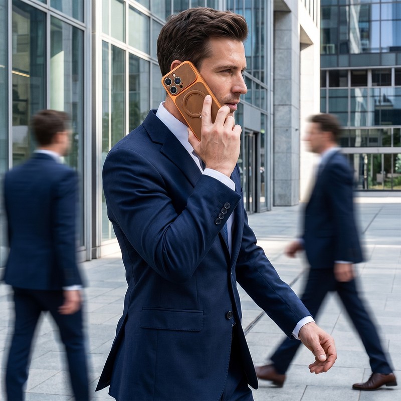 Husa Luxgrip Mag pentru iPhone 12, Carcasa magnetica, Negru