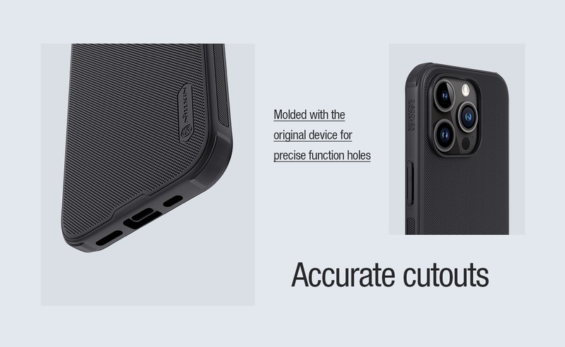 Husa Nillkin Super Frosted Shield Pro pentru Xiaomi 17 Ultra, Carcasa magnetica, Negru transparent