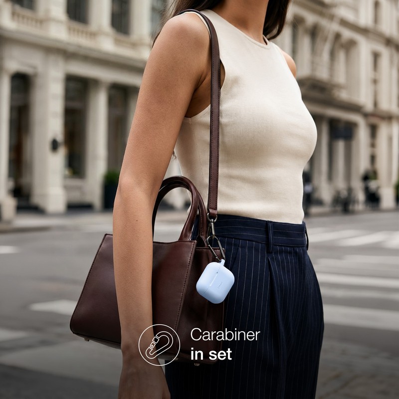 Husa casti Etteri pentru AirPods Pro 3, Roz deschis