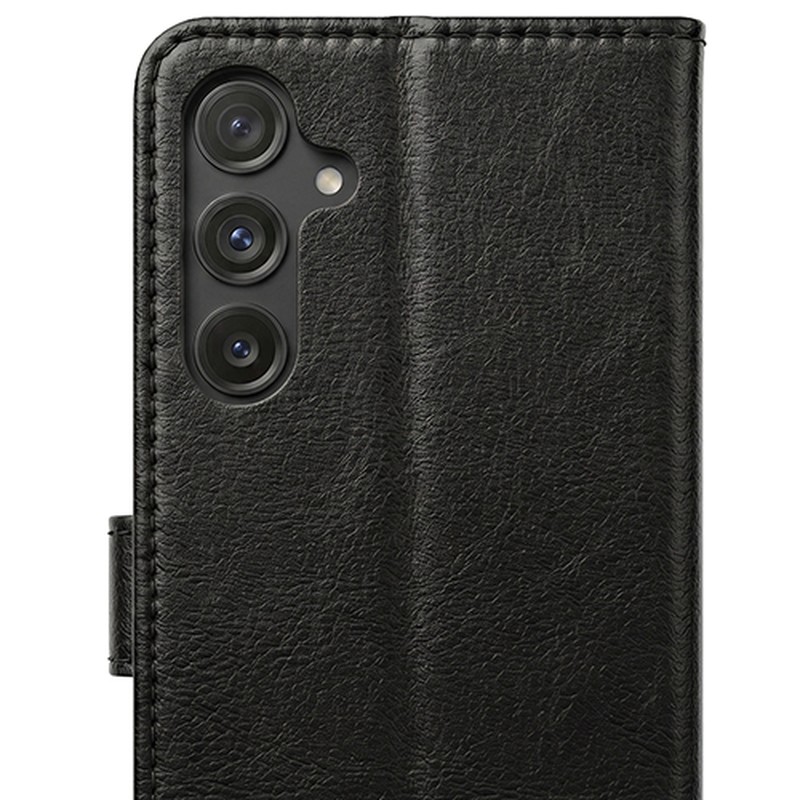 Husa Smart Luxe leather pentru Honor 400 Smart, tip carte cu inchidere magnetica, Maro