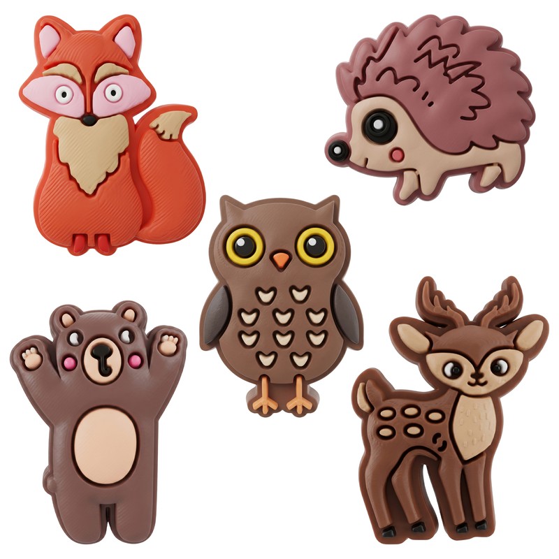 Set stickere 3D model Forest