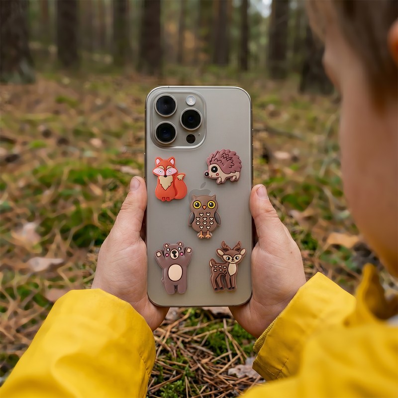 Set stickere 3D model Forest
