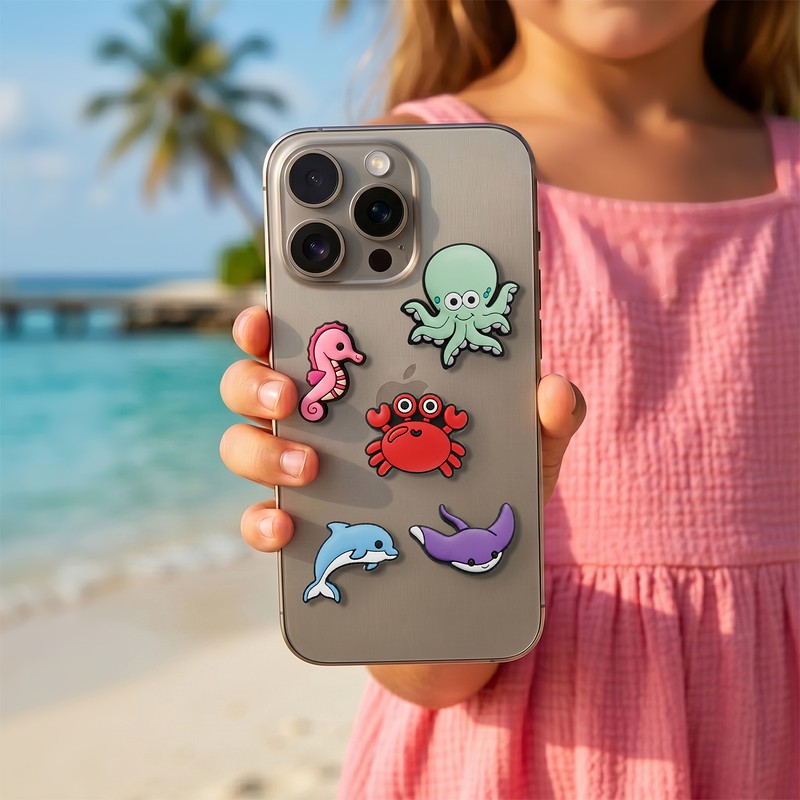 Set stickere 3D model Ocean