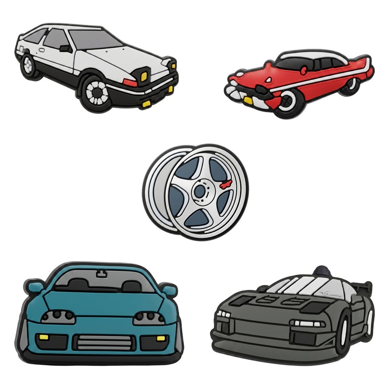 Set stickere 3D model Fast cars