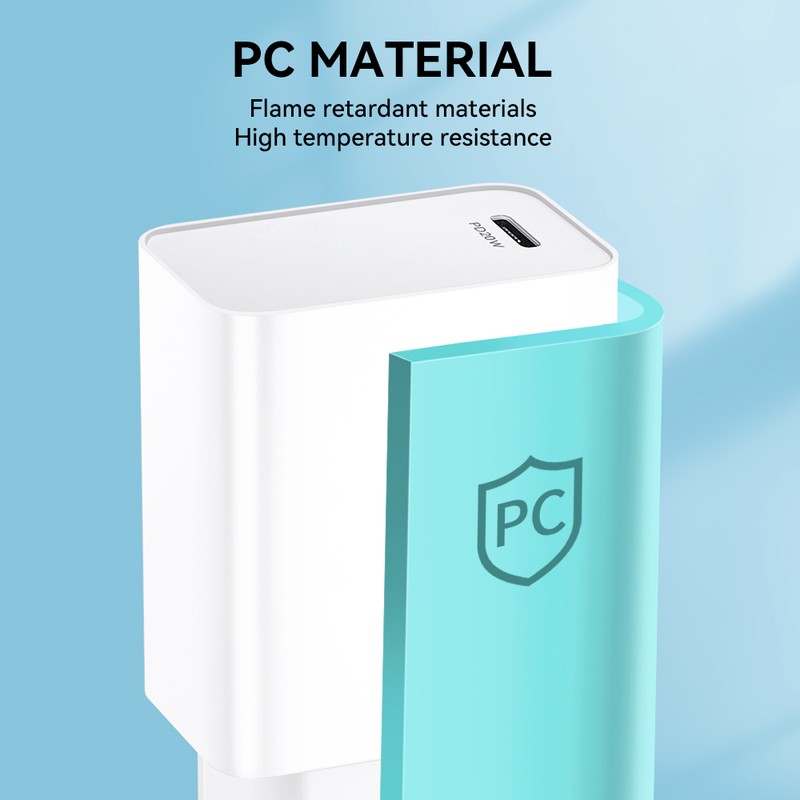 Incarcator priza BWOO CDA226, 20W, 1 x USB-C, Quick Charge, Negru