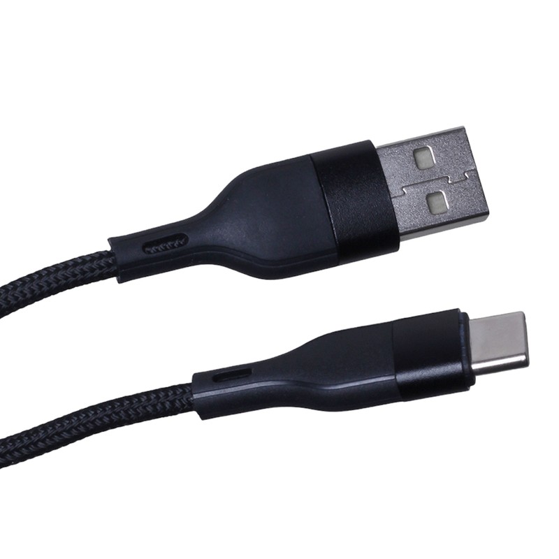 Cablu de date Maxlife MXUC-07, USB-A - USB-C, 1 m, 3A, negru