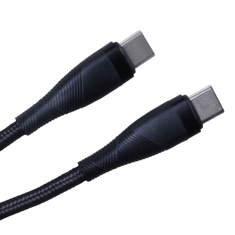 Cablu de date Maxlife MXUC-08, USB-C - USB-C, 1 m, 100W, negru