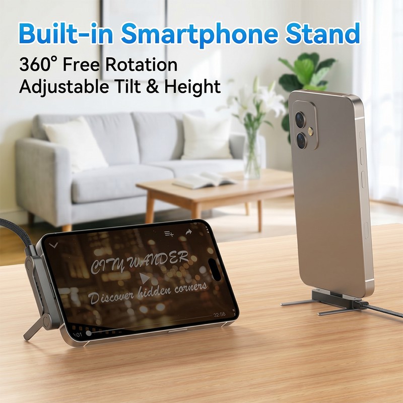 Cablu de date XO NB-Q311 stand, USB-C - USB-C, 1,5 m, 240W, negru