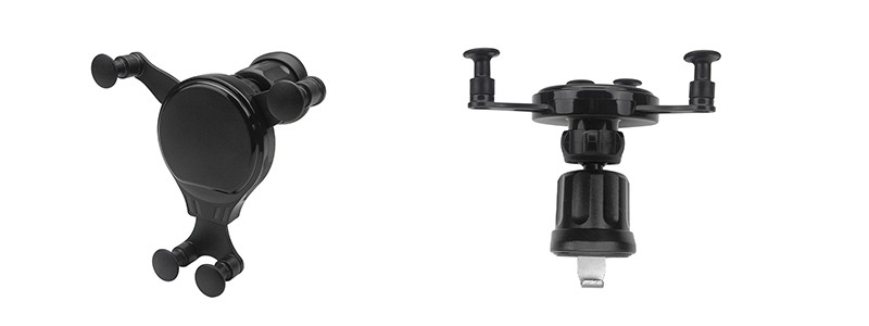 Suport auto Maxlife MXCH-06, prindere in grila de ventilatie, negru