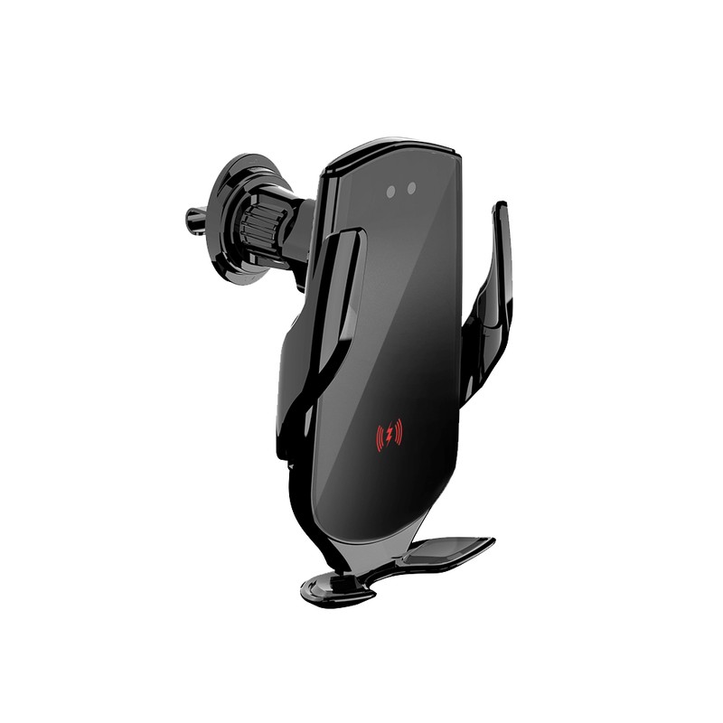 Suport auto Maxlife MXCH-08, prindere in grila de ventilatie, incarcare wireless 15 W, inchidere automata, negru