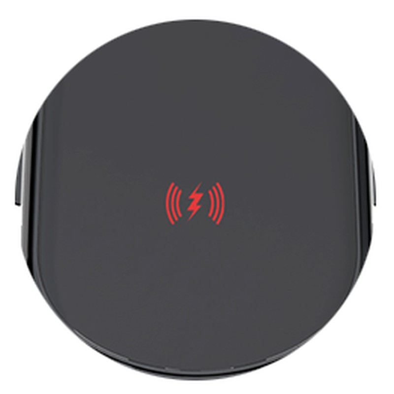 Suport auto Maxlife MXCH-08, prindere in grila de ventilatie, incarcare wireless 15 W, inchidere automata, negru