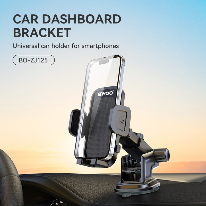 Suport auto BWOO ZJ125, pe bord, negru