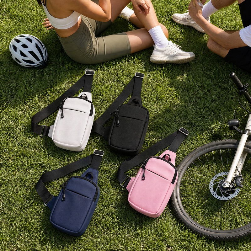 Geanta crossbody telefon Urbanflex, Alb