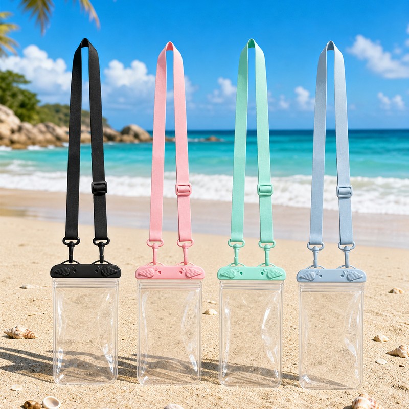 Husa universala Waterproof rainbow turquoise, Carcasa, Verde