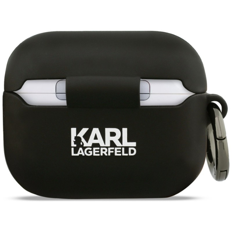 Husa casti Karl Lagerfeld Karl & Choupette Head pentru AirPods Pro 3, Roz
