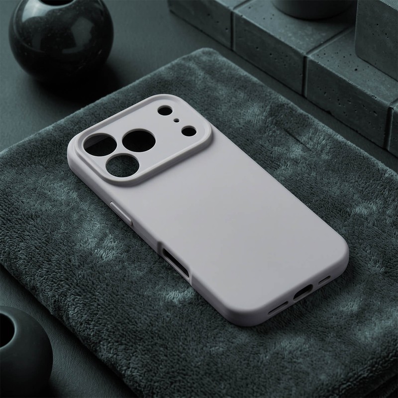 Husa Silicon pentru Samsung Galaxy A17 4G, Carcasa, Argintiu