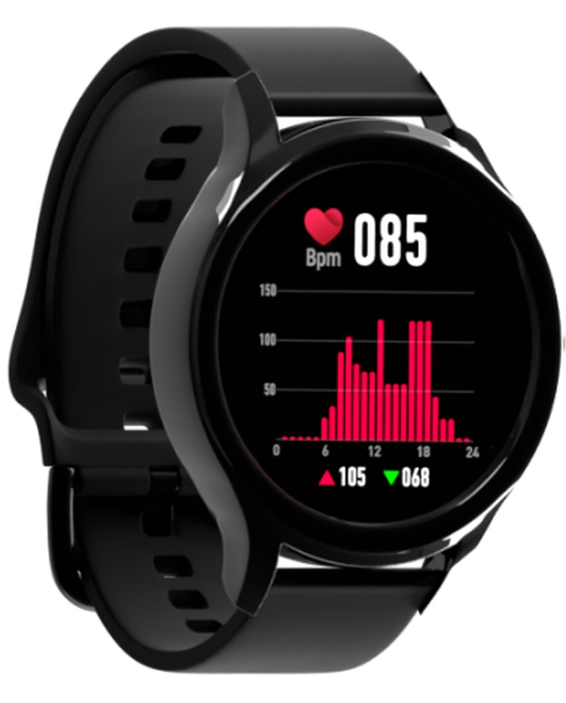 Smartwatch Forever ForeVive 3 SB-340, negru, IP68, incarcare 2 h, ecran 1,32 inch, IPS