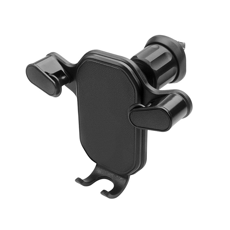 Suport auto universal pentru smartphone, Maxlife MXCH-05, pentru prindere pe grila de ventilatie a masinii, pozitie reglabila, negru