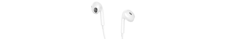 Casti Maxlife cu fir MXEP-04 USB-C, cablu 1.2m, Alb