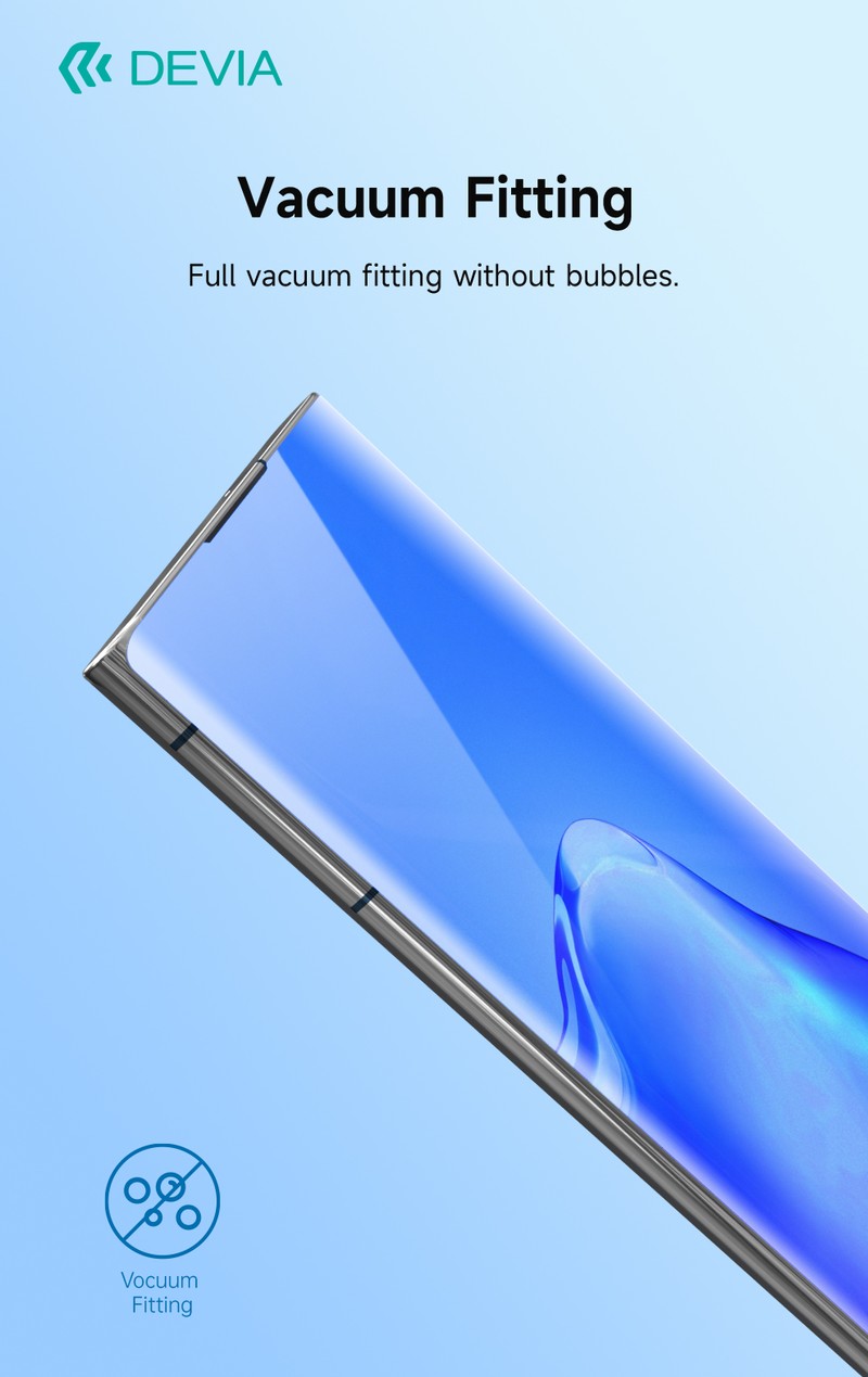 Lampa LED cu vacuum Devia, pentru lipit folii pe smartphone, 2.5A, 30W, cu functie de sterilizare si dezinfectie, 240 x 140 x 80mm, Alba