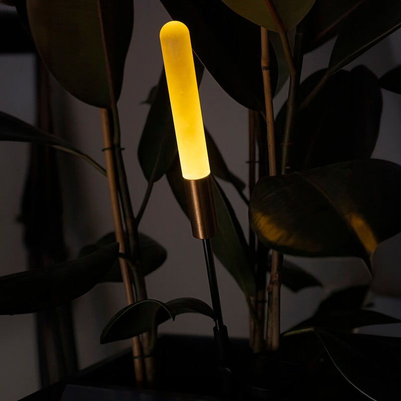Lampa solara LED Forever Light cristal FLS-72, lumina calda 3000K, acumulator 600 mAh, panou solar policristalin, dimensiuni 670 x 580 x 500mm, lungimea tijei 34cm, material otel, acril, ABS
