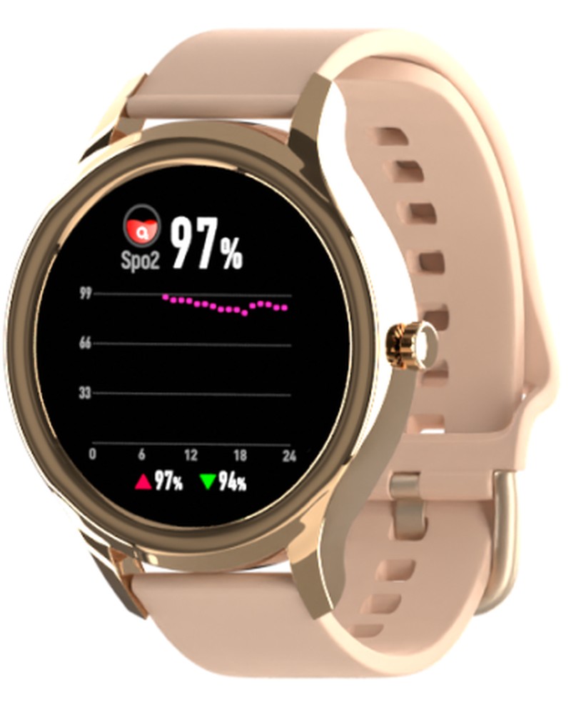 Smartwatch Forever ForeVive 3 SB-340, cu difuzor Bluetooth 3W, negru, GPS/LBS