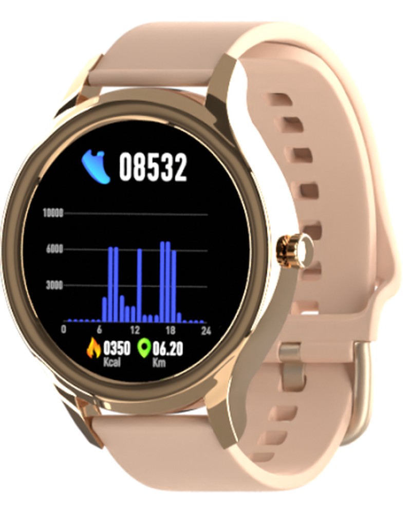 Smartwatch Forever ForeVive 3 SB-340, cu difuzor Bluetooth 3W, negru, GPS/LBS