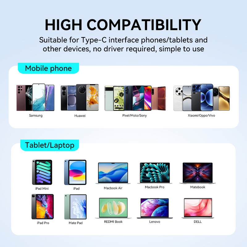Cititor de carduri Bwoo BZ64, Adaptor Type C la card SD si microSD , cablu 0.2m, interfata USB 2.0, gri