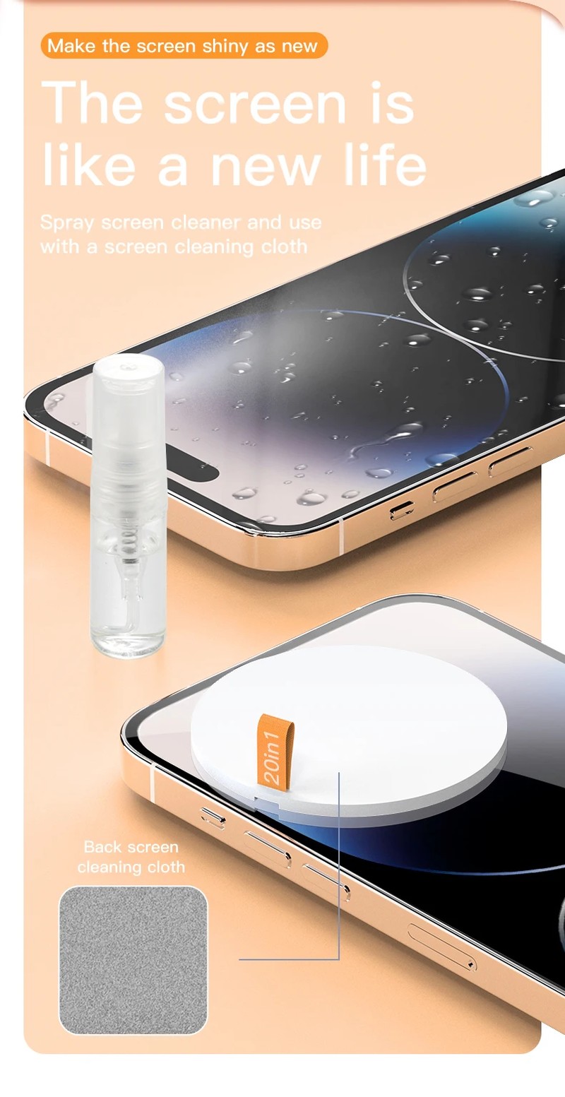 Set de curatare si intretinere dispozitive electronice, 20 in 1, cu perii, instrumente de accesat zone, pompa praf, dispenser lichide, pentru utilizare multifunctionala