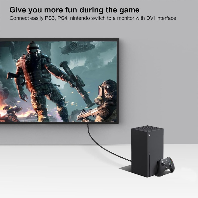 Set 2 adaptoare bidirectionale Benfei, DVI la HDMI, Full HD 1080p 1920x1080 @ 60Hz Negre