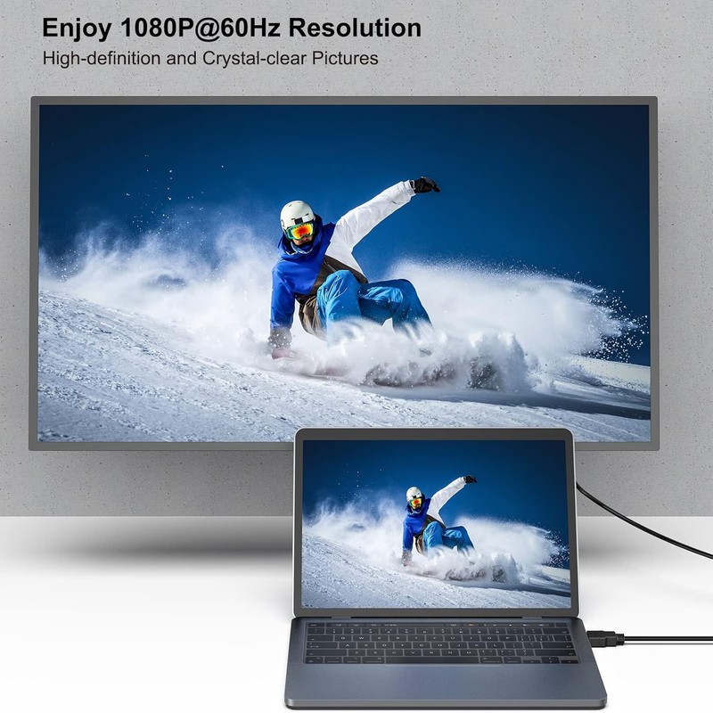 Cablu Benfei HDMI la VGA lungime 0.9 m unidirectional, Full HD 1080P, 32 AWG, Negru