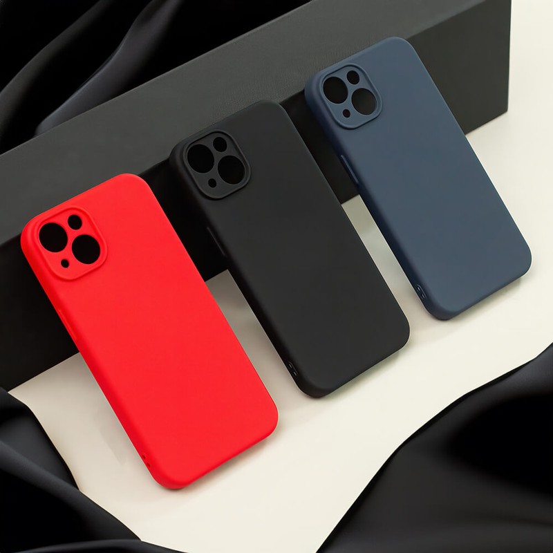 Husa Silicon Box pentru iPhone 17 Pro Max, Carcasa, TPU (poliuretan termoplastic), Bleumarin
