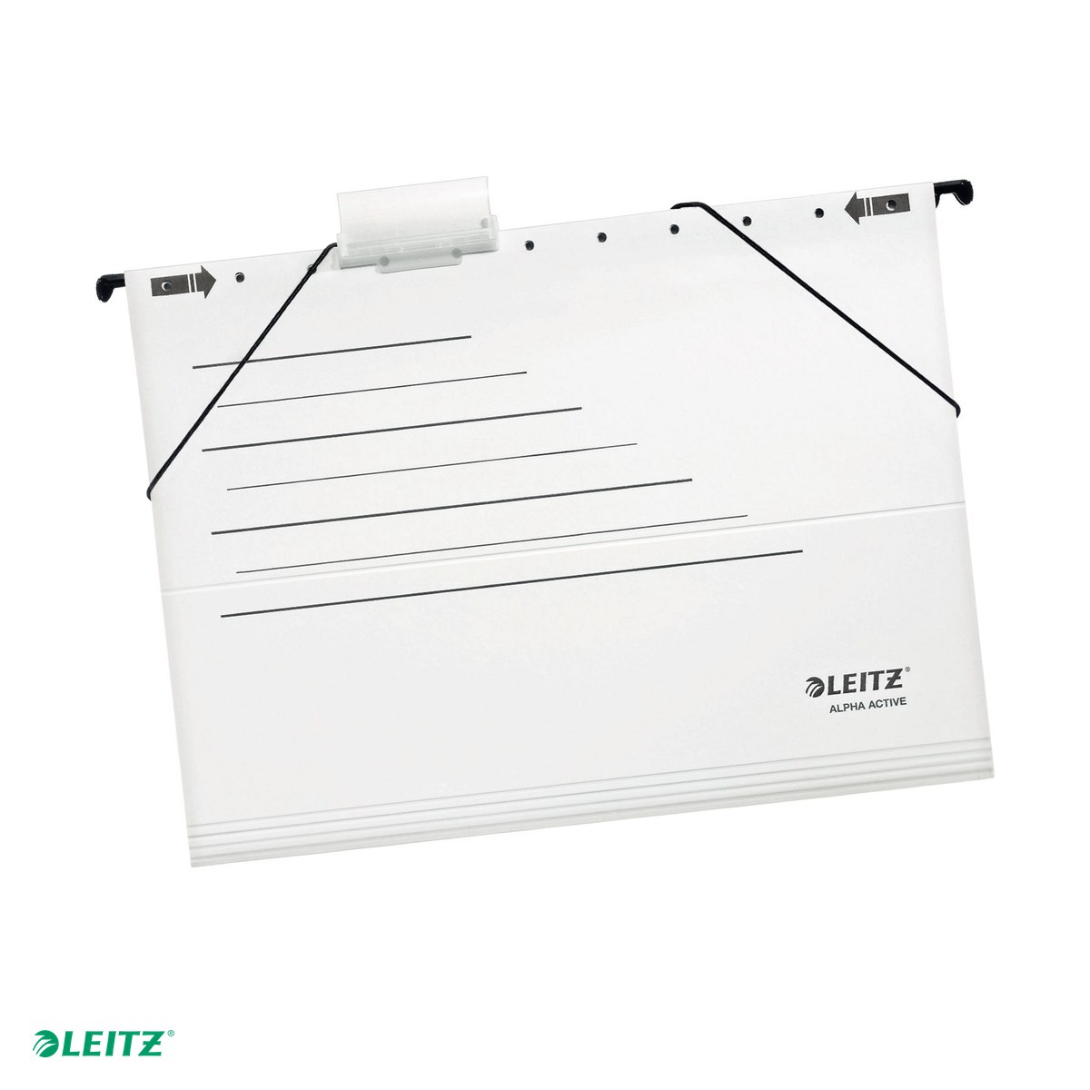 Dosare suspendabile - Dosar suspendabil Leitz Alpha Active, carton 225 g/mp, A4, alb