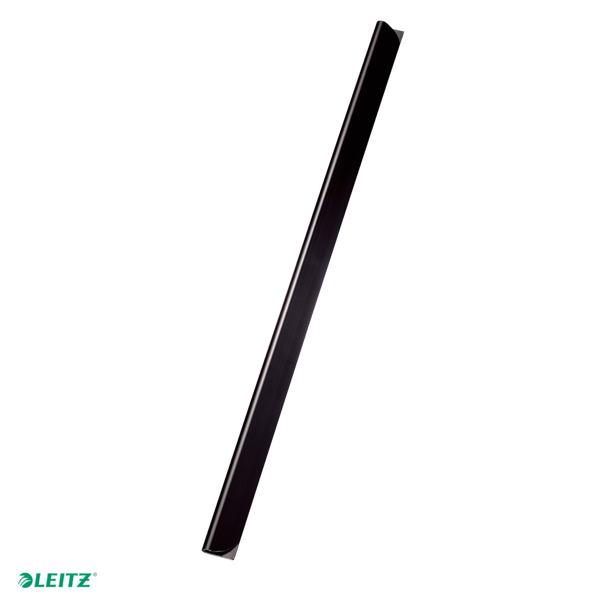 Sine prindere documente - Cutie 25 sine legare documente Leitz, plastic, A4, 9 mm, capacitate 80 coli, pentru documente perforate, negru