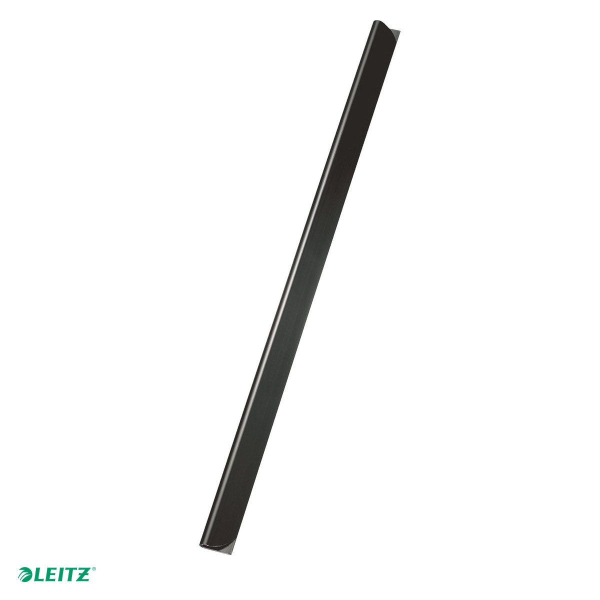 Sine prindere documente - Cutie 25 sine legare documente Leitz, plastic, A4, 15 mm, capacitate 130 coli, pentru documente perforate, negru
