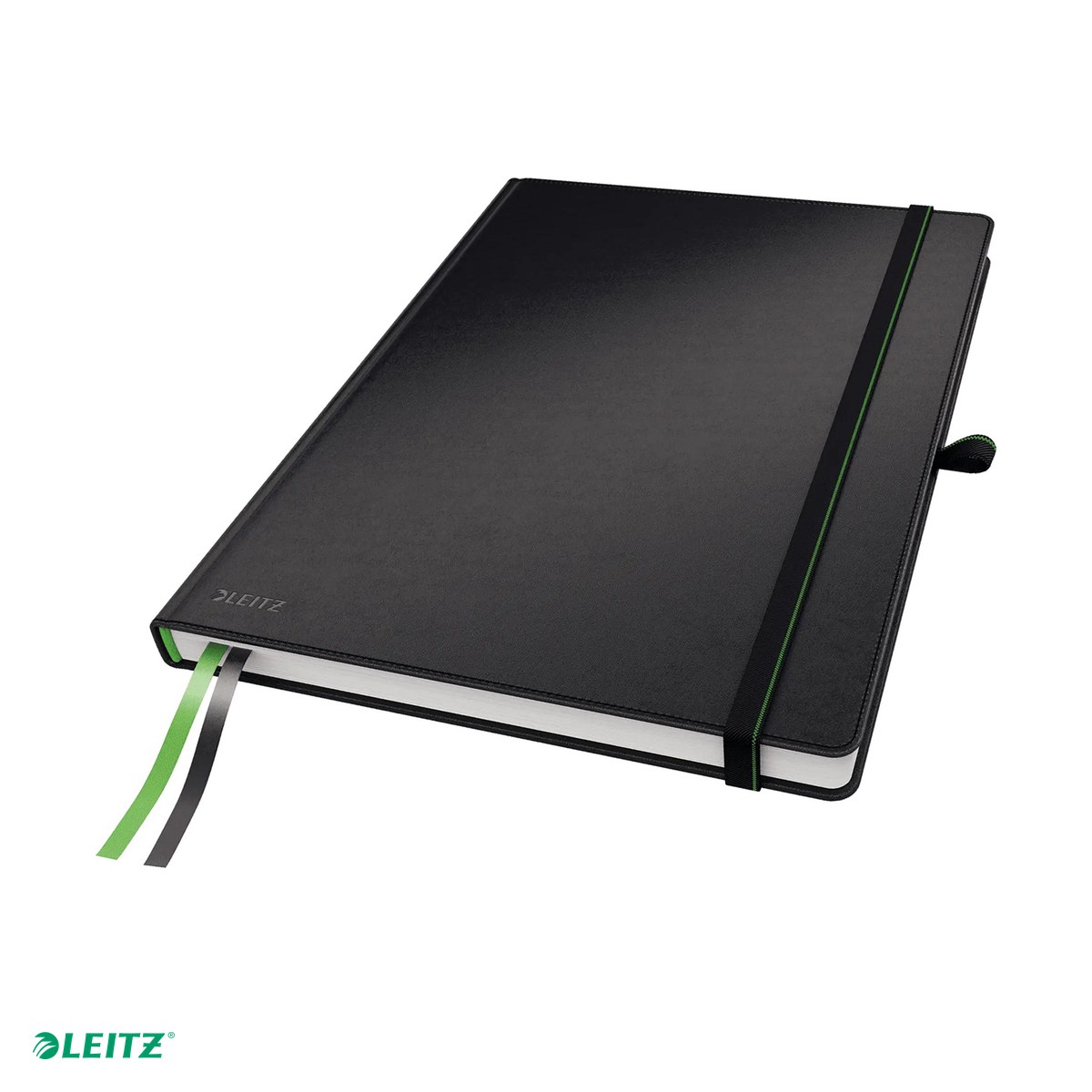 Liniatura Matematica (Patratele) A4 - Caiet de birou Leitz Complete, A4, matematica, pentru documente perforate, 80 file, 8 file perforate, hartie 100 g/mp, negru
