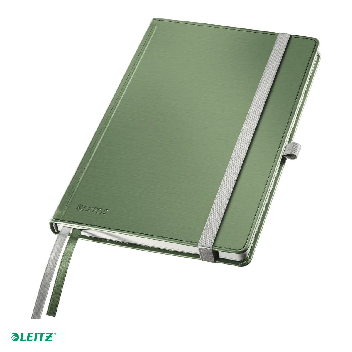 Liniatura Dictando (Linii) A5 - Caiet de birou Leitz Style, pentru documente perforate, 80 file, 8 file perforate, fistic