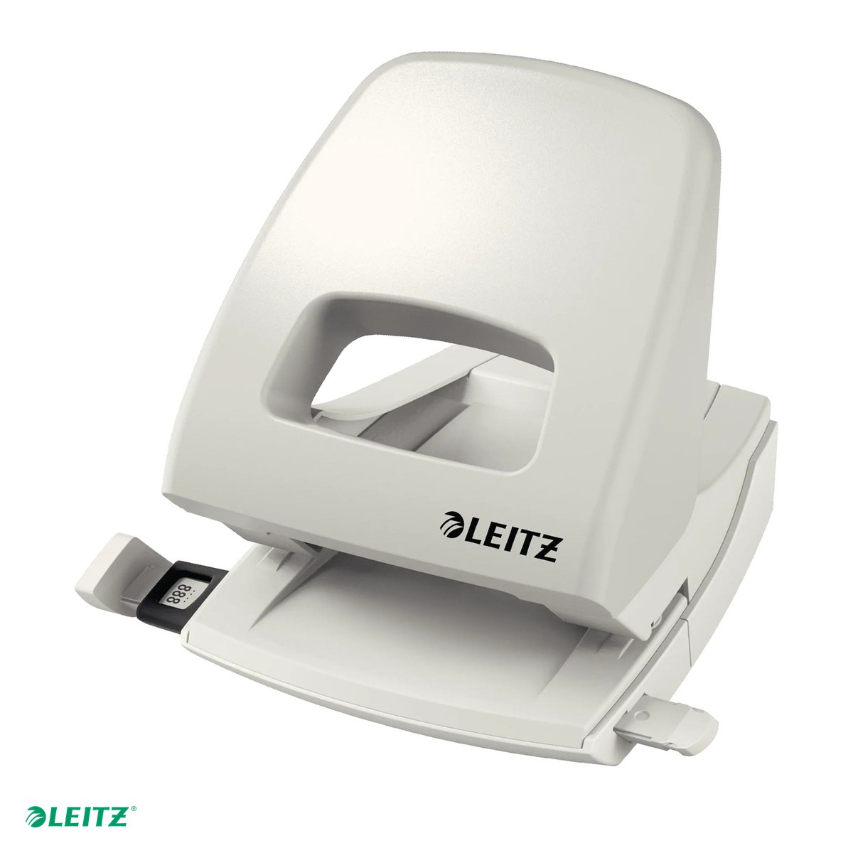 Tehnica de birou - Perforator plastic Leitz 5005 NeXXt Series, perforare 25 coli, pentru documente perforate, gri