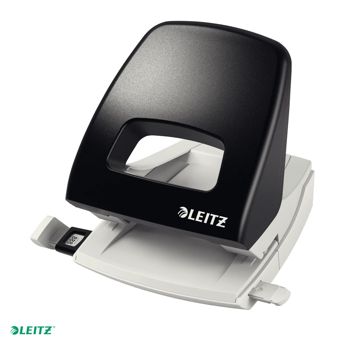 Tehnica de birou - Perforator plastic Leitz 5005 NeXXt Series, perforare 25 coli, pentru documente perforate, negru