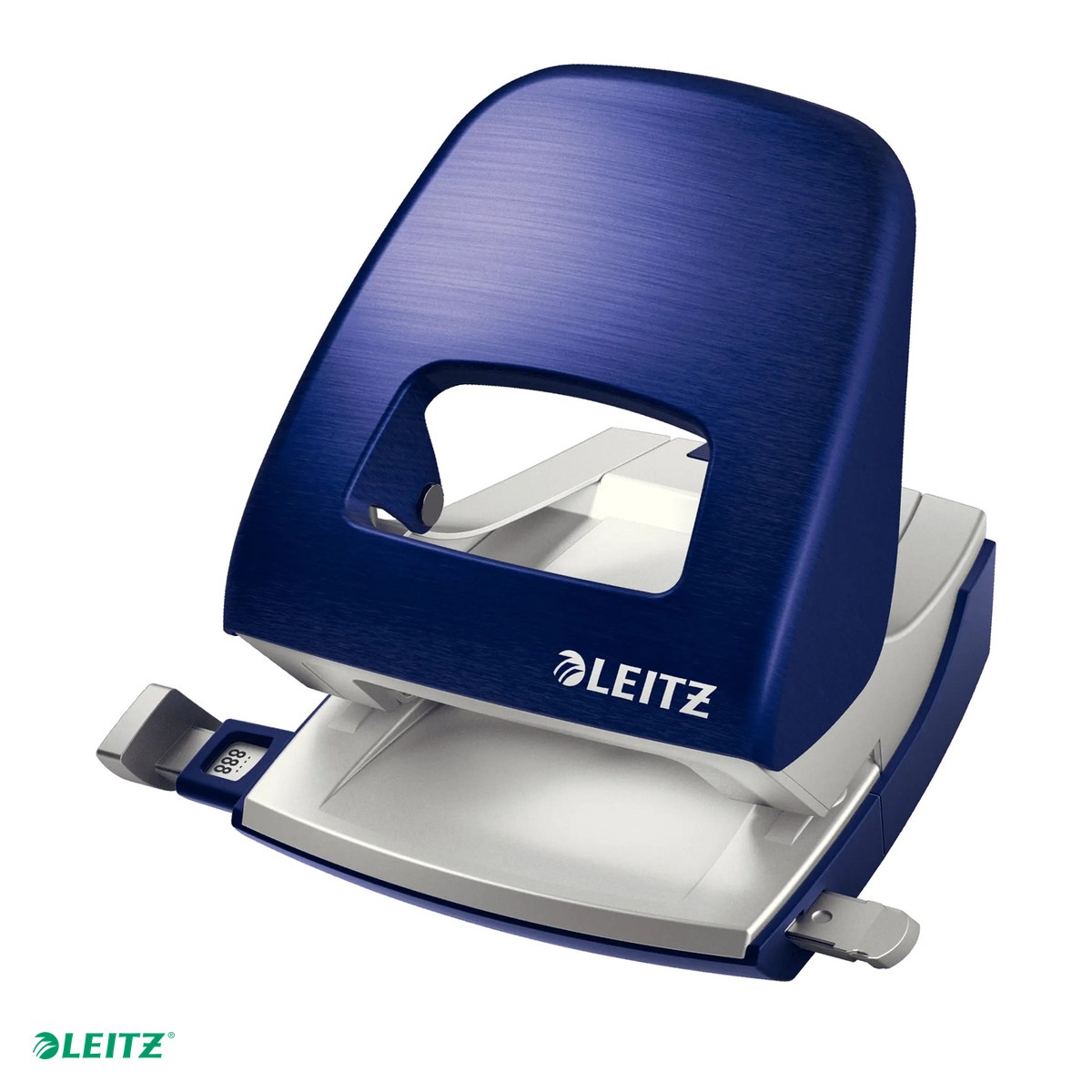 Tehnica de birou - Perforator metalic Leitz Style 5006 NeXXt Series, perforare 30 coli, pentru documente perforate, albastru-violet
