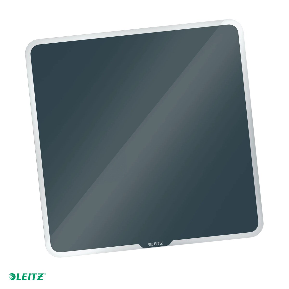Table albe - Tabla Leitz Cosy, sticla, magnetica, 45x45 cm, gri Antracit