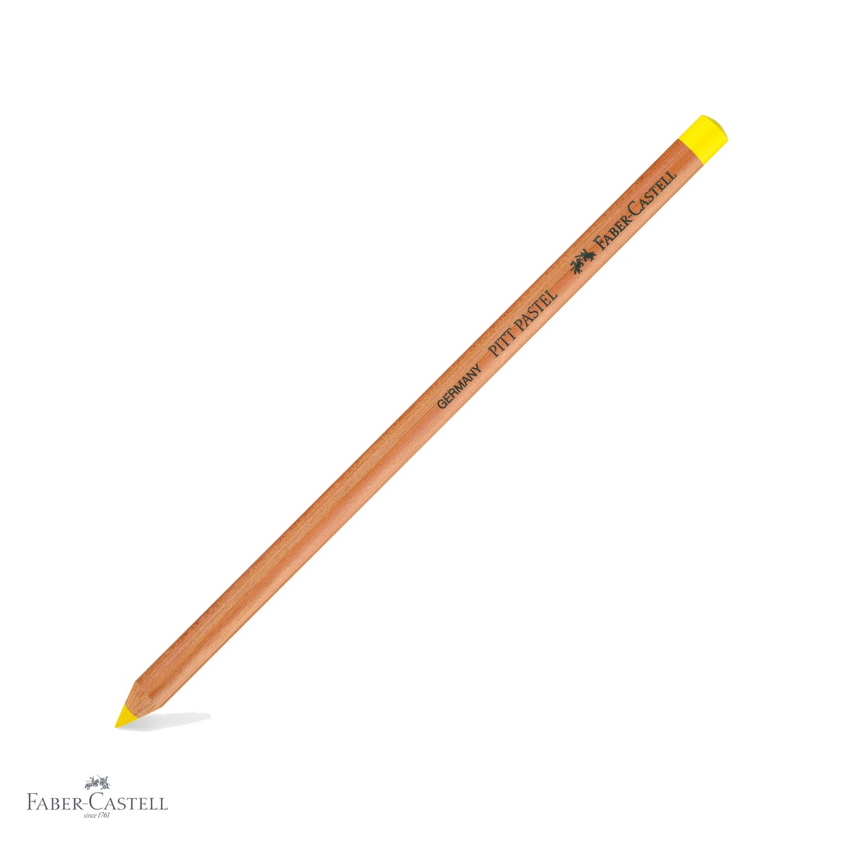 Creioane pastel uleioase - Creion pastel Pitt Faber-Castell, galben crom inchis, pe baza de ulei, pentru detalii fine si contururi