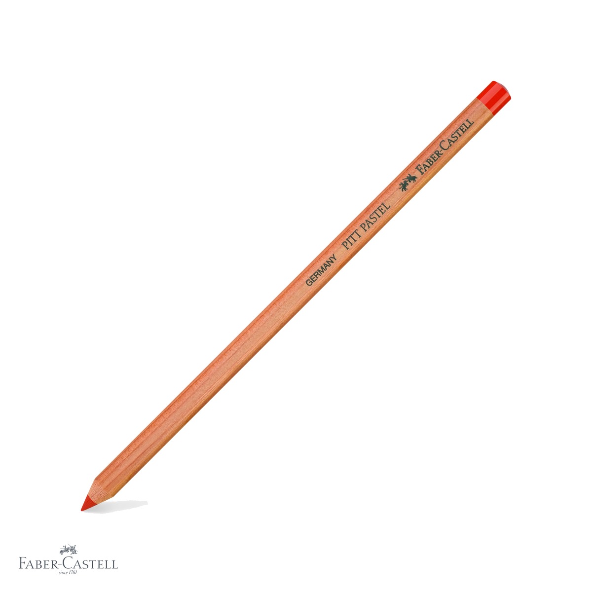 Creioane pastel uleioase - Creion pastel Pitt Faber-Castell, rosu scarlet, pe baza de ulei, pentru contururi si detalii fine