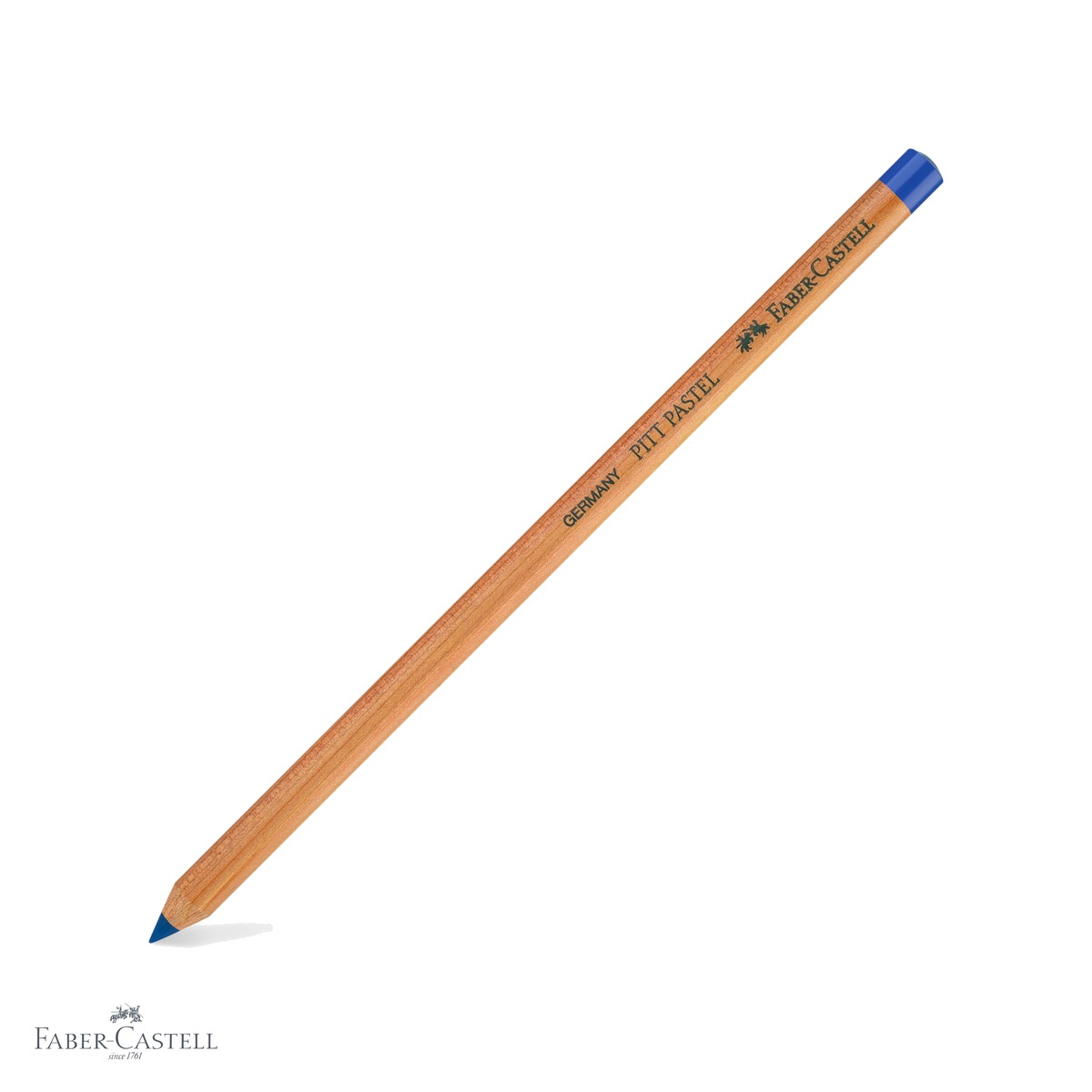 Creioane pastel uleioase - Creion pastel uleios Faber-Castell Pitt, albastru cobalt, pentru contururi si detalii fine