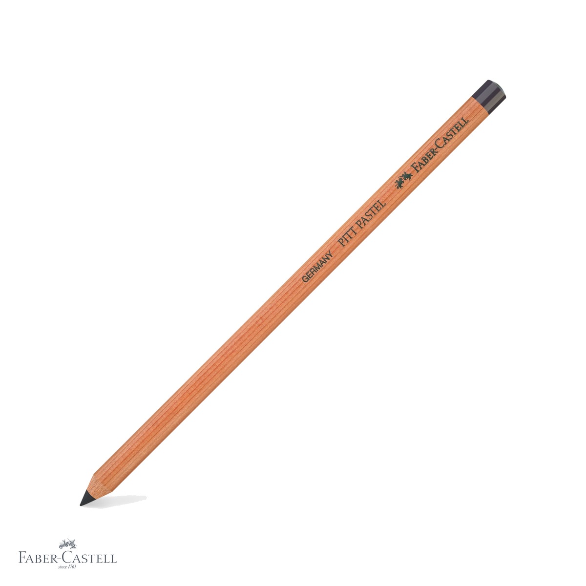 Creioane pastel uleioase - Creion pastel profesional Faber-Castell Pitt, culoare gri Payne, pe baza de ulei, pentru detalii fine si contururi