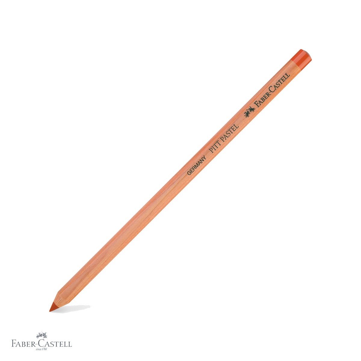 Creioane pastel uleioase - Creion pastel Faber-Castell Pitt, rosu sangvin, pe baza de ulei, pentru detalii fine si contururi